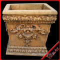 Antique Marble Flower Planter,Marble Flower Pot,Marble Flower Stand (YL-Z033)